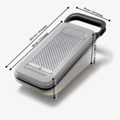 Parmigiano Reggiano Stainless Steel Grater With Container And Cover -Food Series Store 10