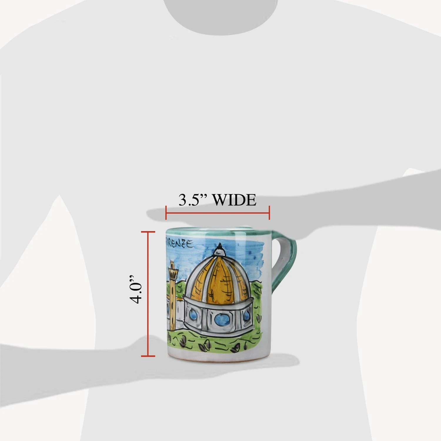 'Firenze Mug' - Hand-painted 5 'Firenze Mug' - Hand-painted - Image 3