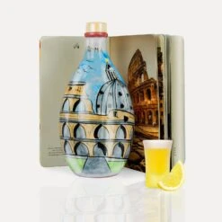 'Limoncello Sorrento' - Hand-Painted Jar & Italy Book