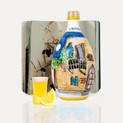 'Limoncello Sorrento' - Hand-Painted Jar & Italy Book -Food Series Store Jar Verona Moleskine Lemon 1