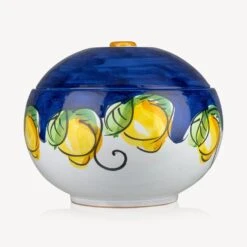 Amalfi Memoritaly Handmade Cookie Jar: Artisanal Cookies From The Heart Of Amalfi -Food Series Store Lemon Cookie jar