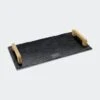 TRAVIATA - Slate Tray With Wooden Handles -Food Series Store PRVASARDESIA Tagliere ardesia con manici