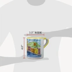 'Portofino Mug' - Hand-painted -Food Series Store Portofino