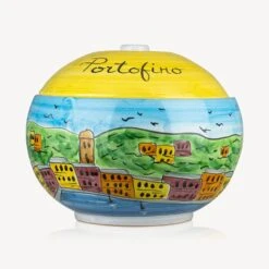 Portofino - Handmade Cookie Jar -Food Series Store Portofino Cookie jar