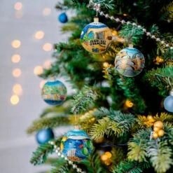 LEMON Hand-painted Christmas Balls Ornaments -Food Series Store QUADRATO 83a74762 3ee8 4495 be54 a10545c4bc8f