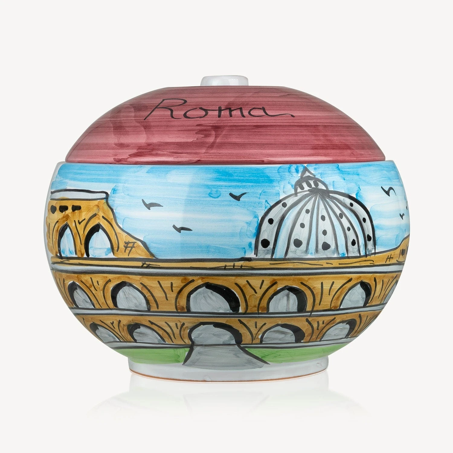 Roma - Handmade Cookie Jar 3 Roma - Handmade Cookie Jar