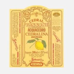 AcquaCedro Tassoni (2 X 200 Cl) Historic Italian Drink -Food Series Store Senza titolo 1