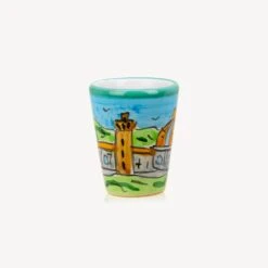 Memoritaly Firenze Handmade Painted Glasses (2 Pcs) -Food Series Store fir