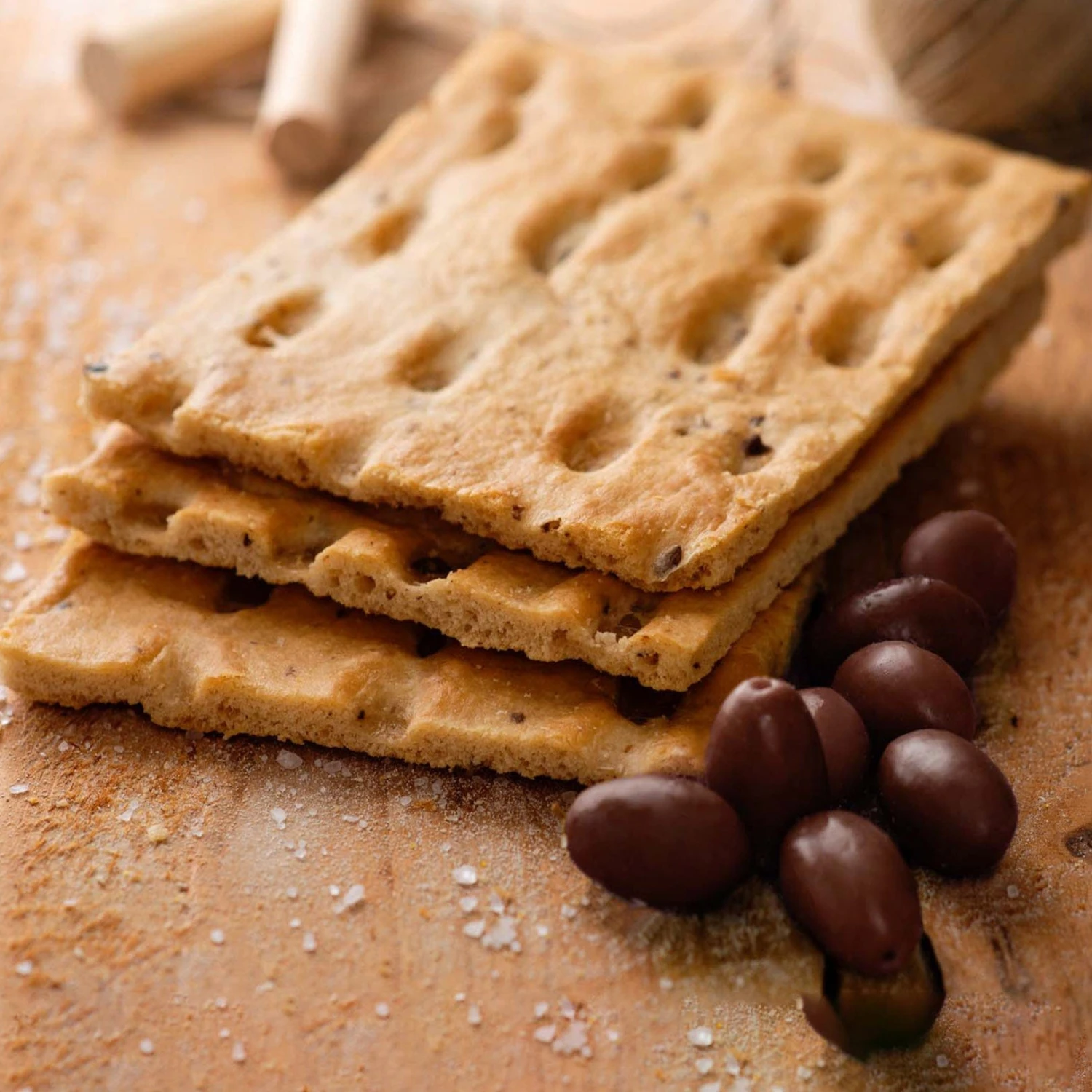 Hand-made Focaccia Genovese With Taggiasca Olives 3 Hand-made Focaccia Genovese With Taggiasca Olives