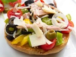 Friselle - Regular White Flour -Food Series Store friselle con caponatina cruda e tonno scottato