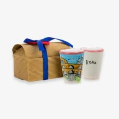 Roma Handmade Painted Glasses (2 Pcs)