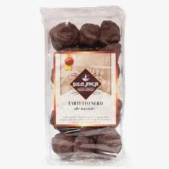 Dark Truffle With Hazelnut - Dolce Aveja -Food Series Store tartuffi neri biscotti alle nocciole 350 gr dolci aveja