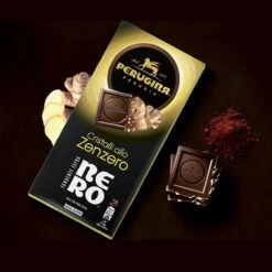 Perugina Nero Fondente Extra Zenzero - Chocolate Bar With Ginger