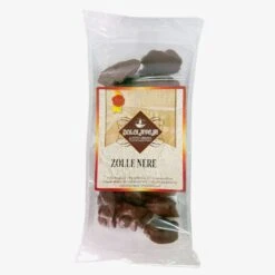"Zolle Nere" Fruit And Pure Chocolate - Dolce Aveja -Food Series Store zolle nere con mandorle vaschetta 350 gr dolci aveja 1